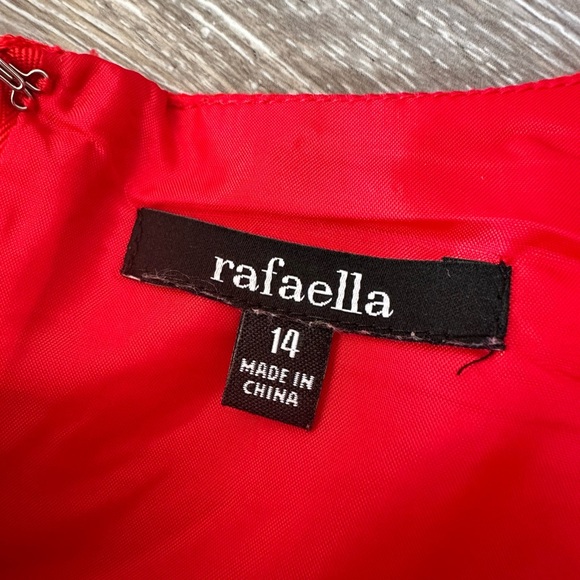 ❤️ Rafaella 97% cotton 3% spandex Lining red dress with excellent condition. - Picture 2 of 11